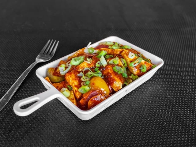 Paneer Chilli (Dry).
