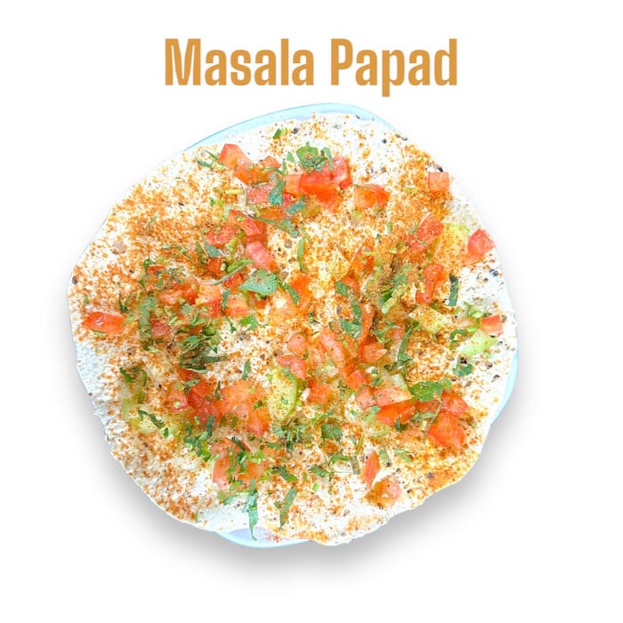Masala Fried Papad.