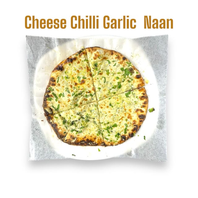 Cheese Chilli Garlic Naan.