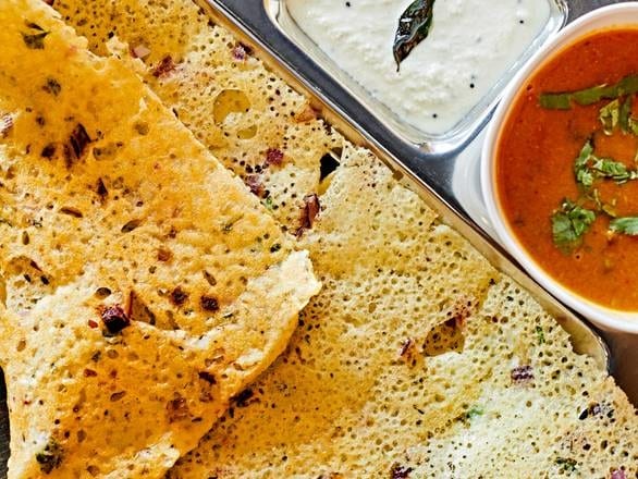 Rava Onion Chilli Dosa.