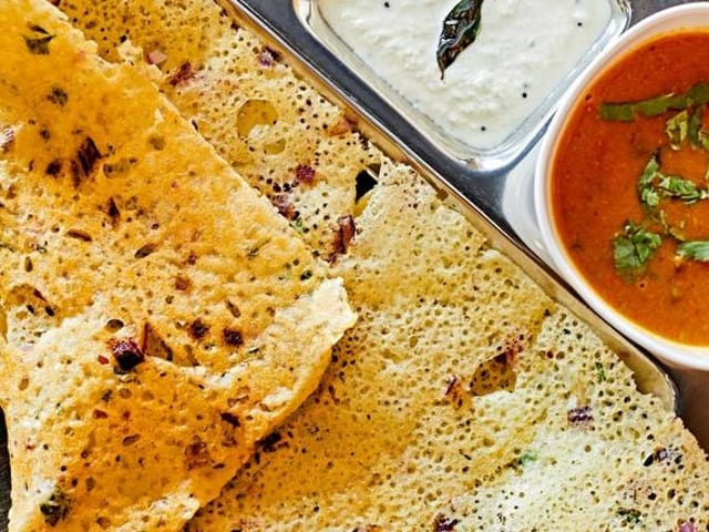 Rava Onion Chilli Dosa.