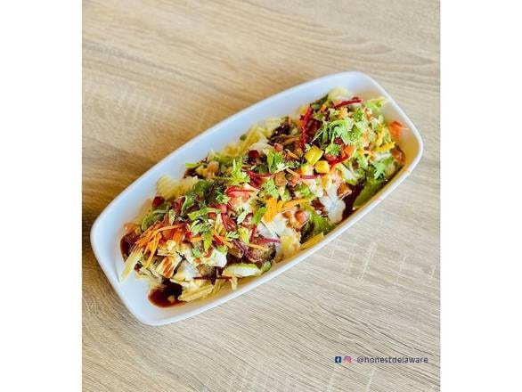 Aloo Tikki Chaat.